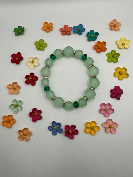 Matte Surprise Beaded Bracelet